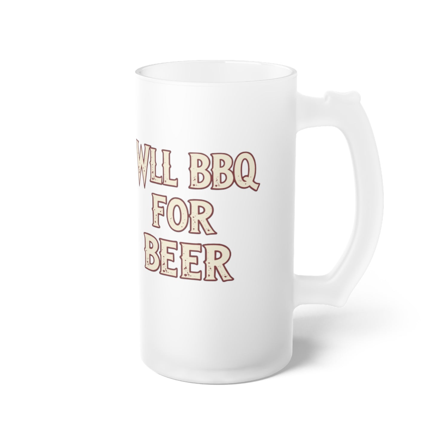 Frosted Glass Beer Mug
