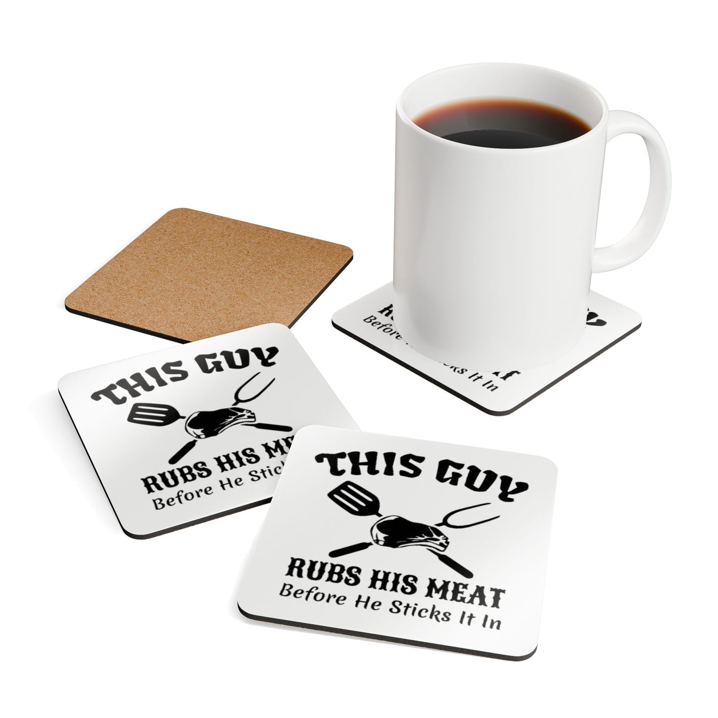 Corkwood Coaster Set
