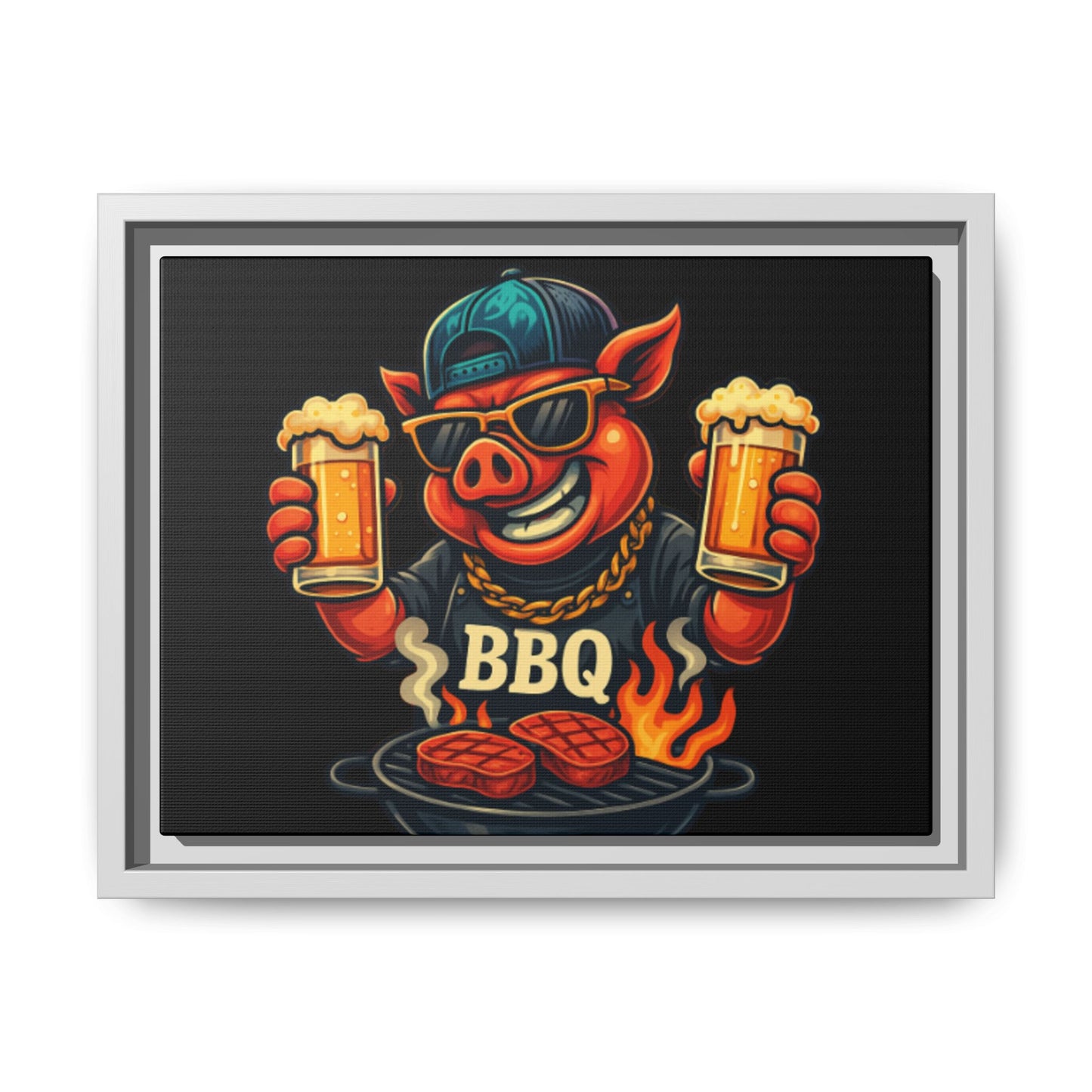 Matte Canvas, Framed (Multi-color)