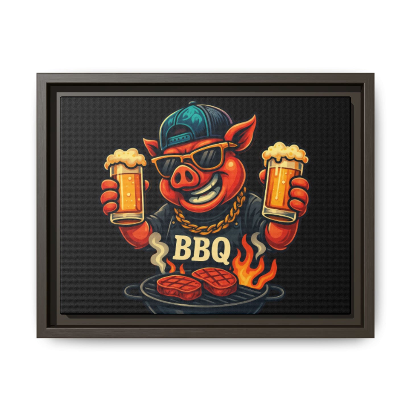 Matte Canvas, Framed (Multi-color)