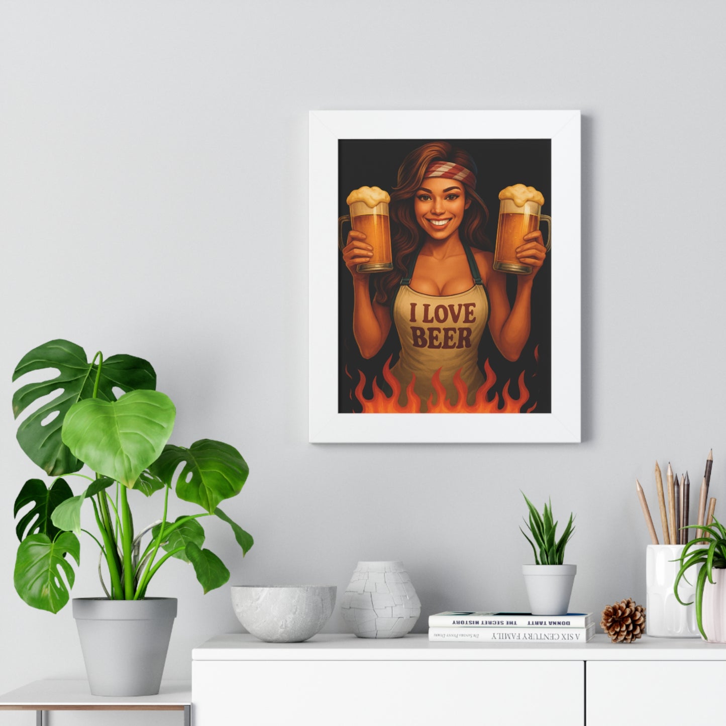 Framed Vertical Poster