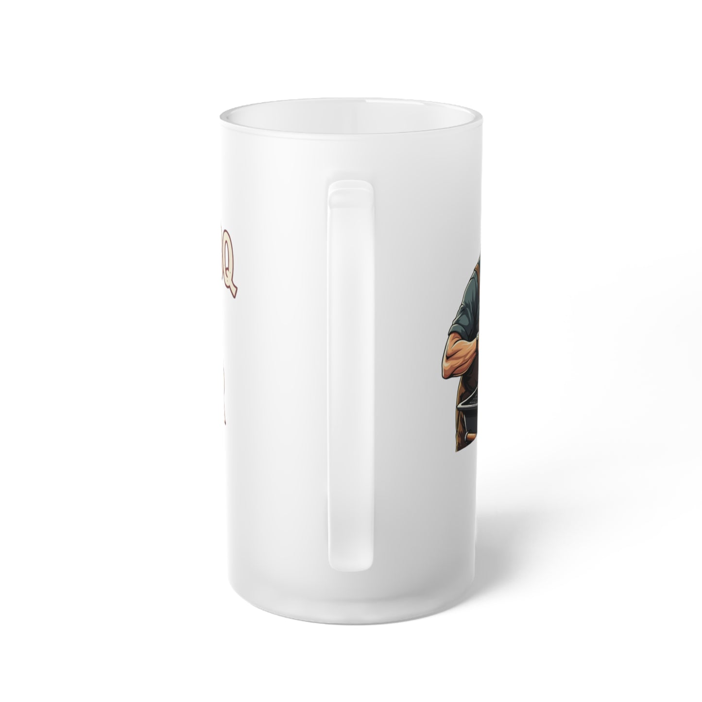 Frosted Glass Beer Mug