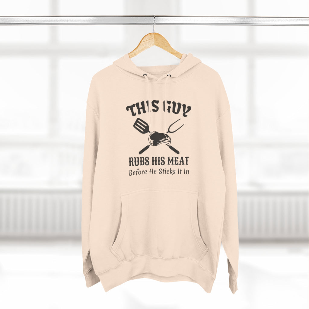 Three-Panel Fleece Hoodie