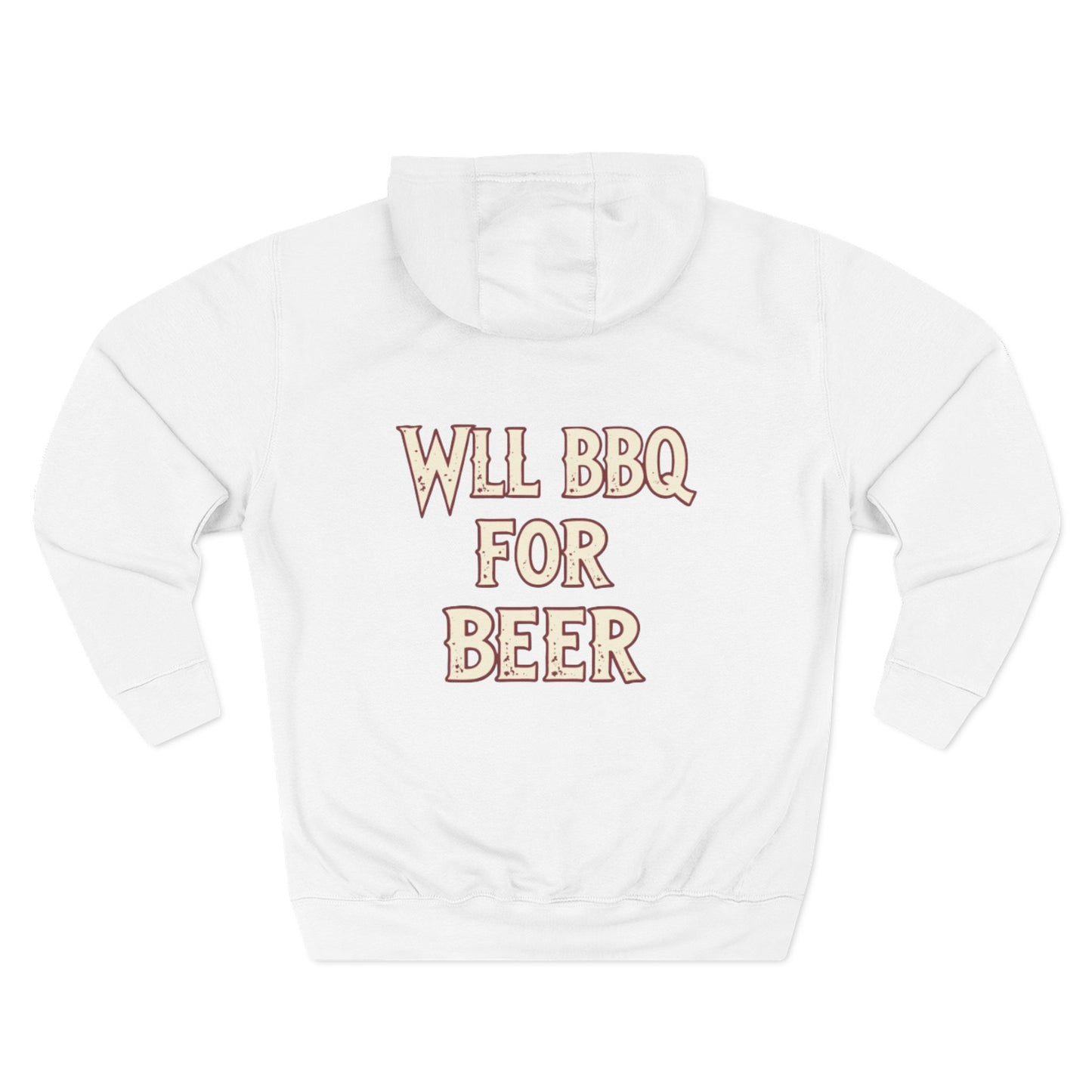 Three-Panel Fleece Hoodie