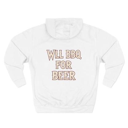 Three-Panel Fleece Hoodie