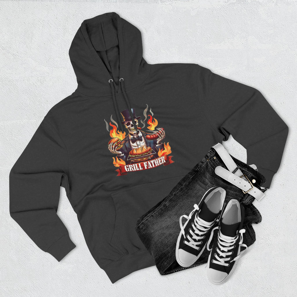 Three-Panel Fleece Hoodie