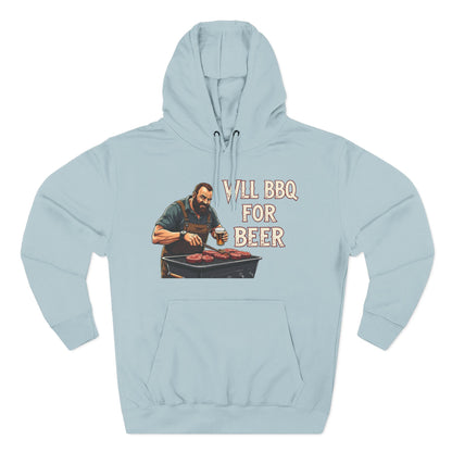 Three-Panel Fleece Hoodie