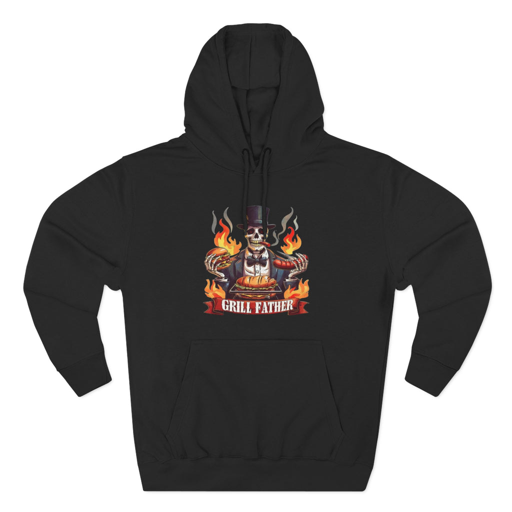 Three-Panel Fleece Hoodie