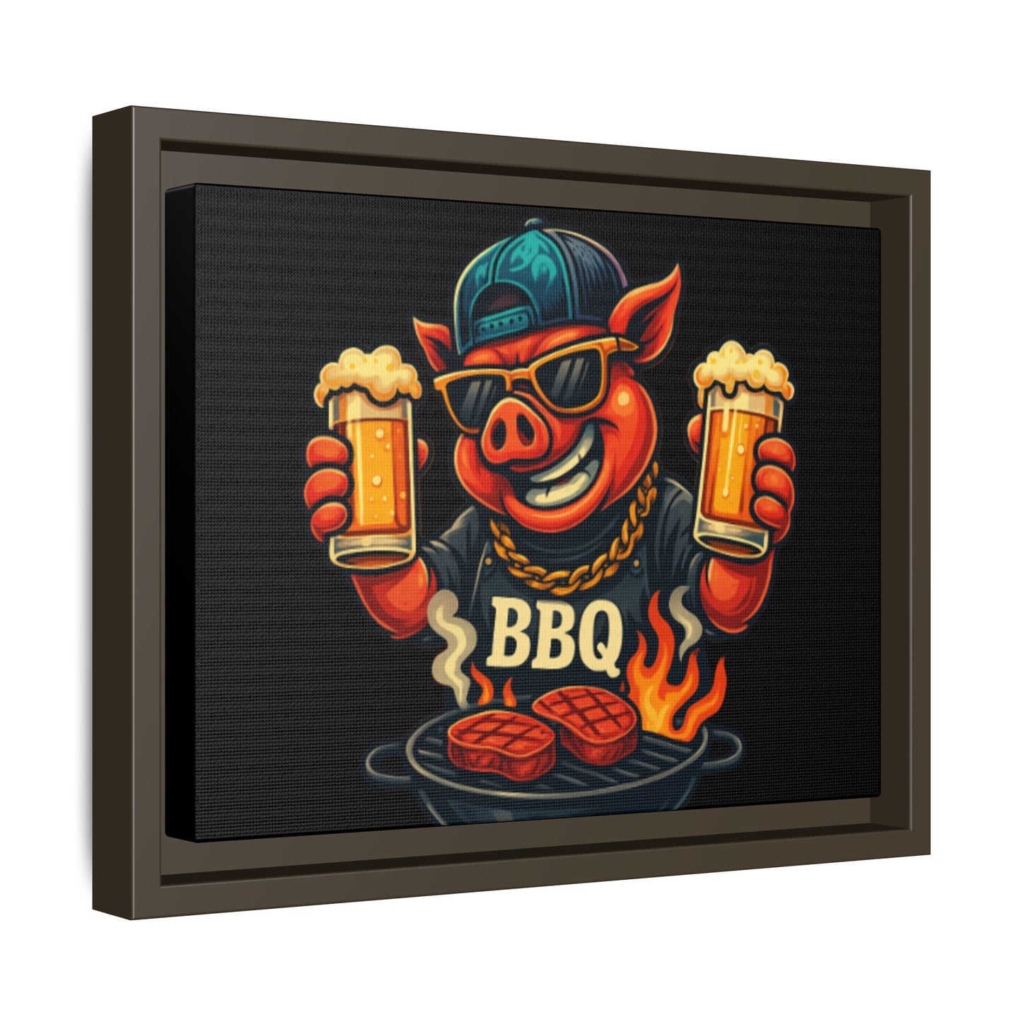 Matte Canvas, Framed (Multi-color)