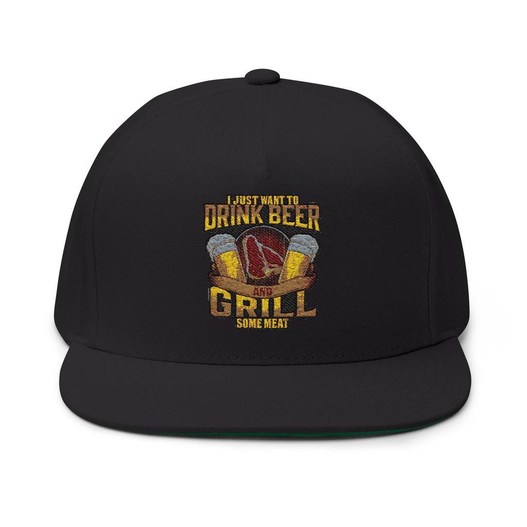Flat Bill Cap (Embroidery)