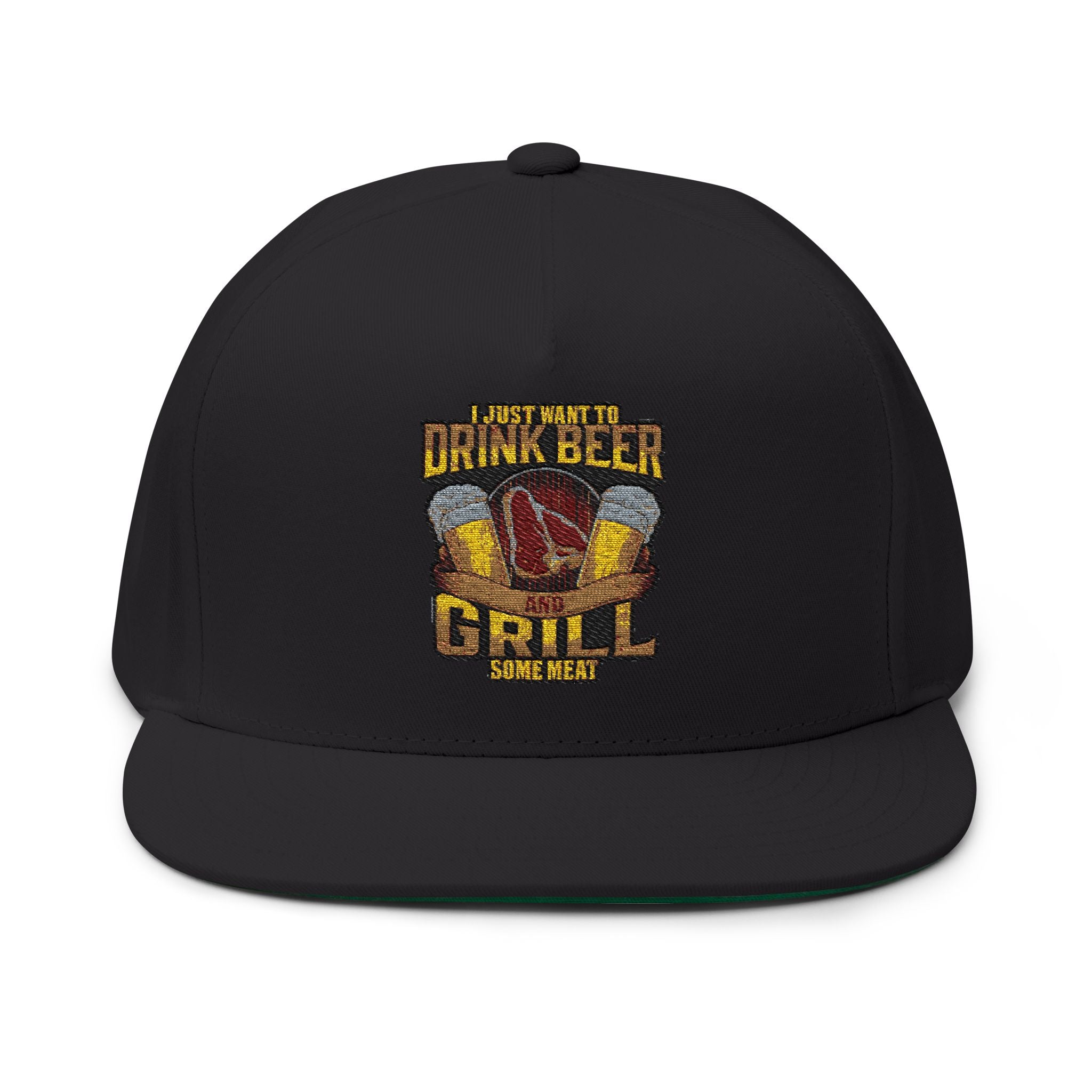 Flat Bill Cap (Embroidery)