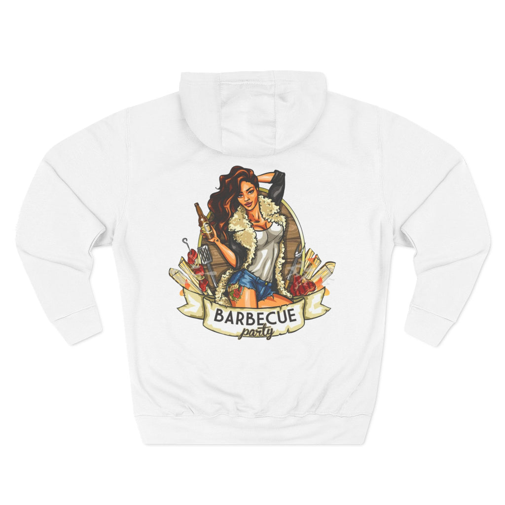 Three-Panel Fleece Hoodie