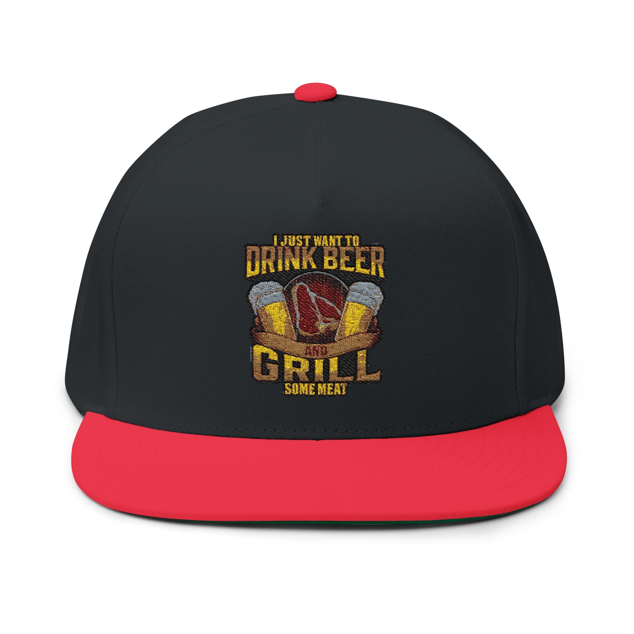 Flat Bill Cap (Embroidery)