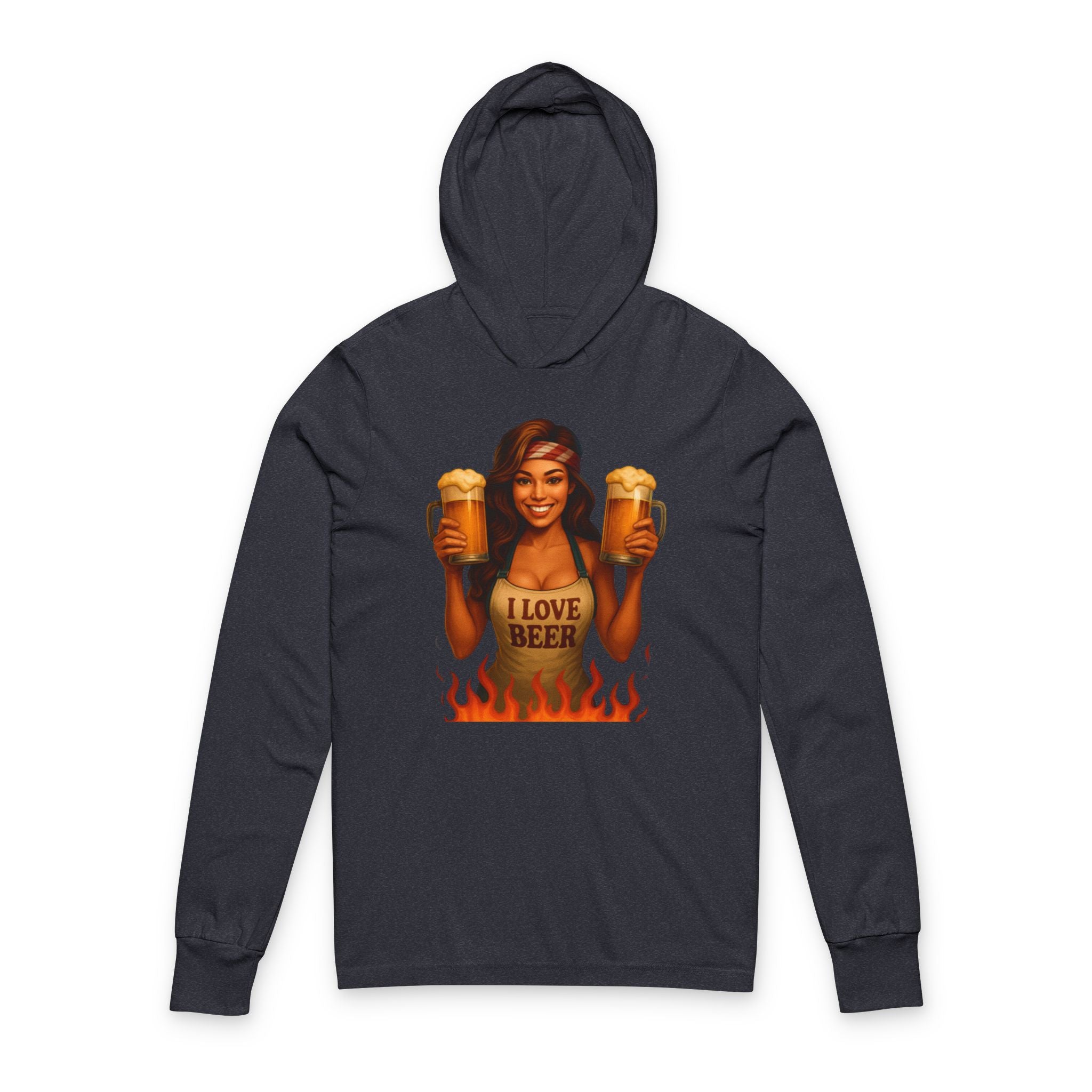 Unisex Hooded Long Sleeve Tee