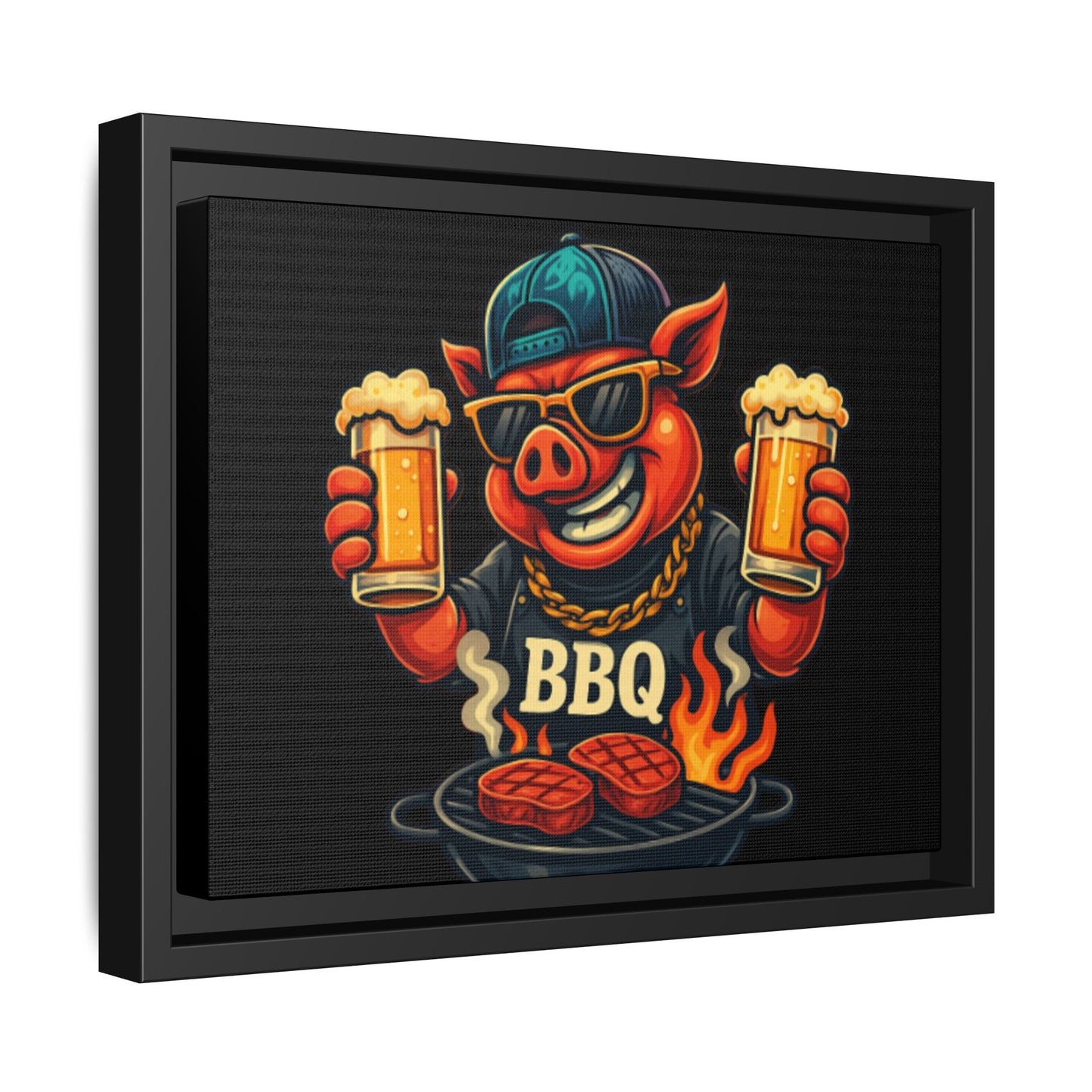 Matte Canvas, Framed (Multi-color)