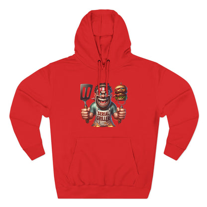 Three-Panel Fleece Hoodie
