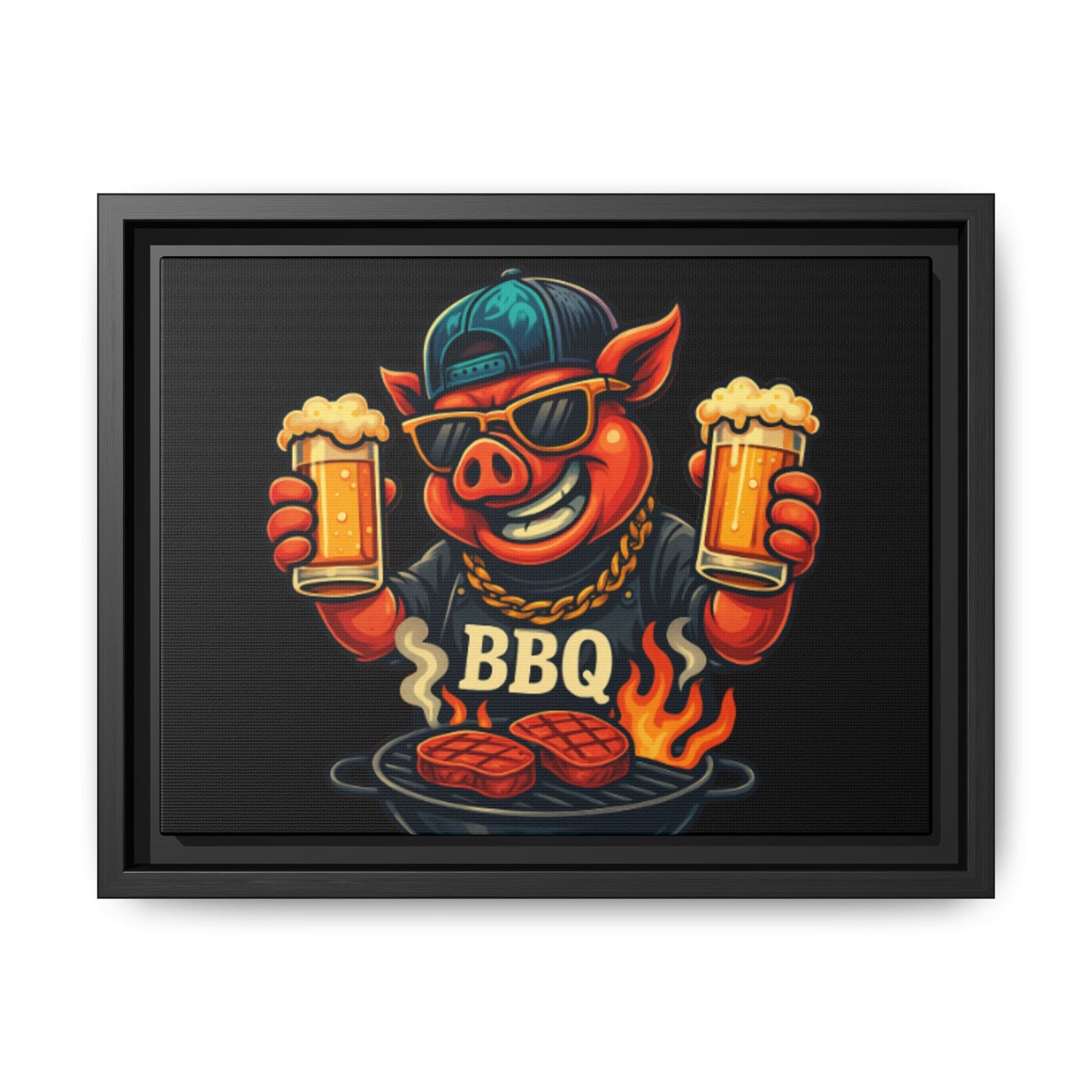 Matte Canvas, Framed (Multi-color)