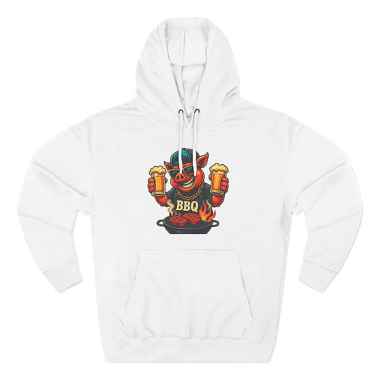 Three-Panel Fleece Hoodie