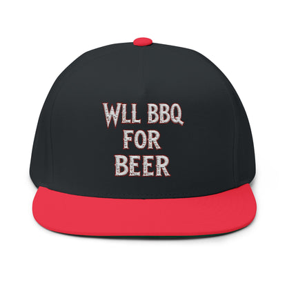 Flat Bill Cap (Embroidery)