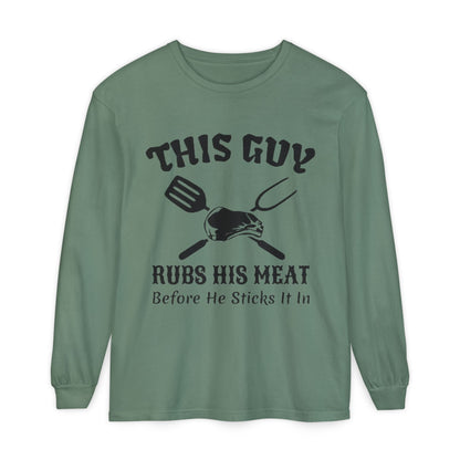 Unisex Garment-dyed Long Sleeve T-Shirt