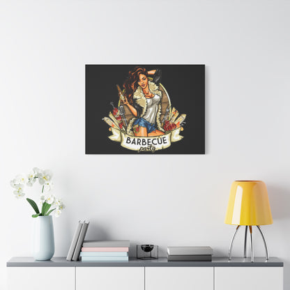 Barbecue Party Canvas Art, Indoor Decor, Perfect for Summer Celebrations, BBQ Lovers, Gift for Friends, Home Wall Decor