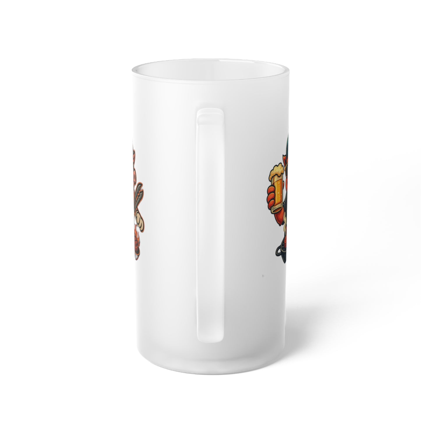 Frosted Glass Beer Mug