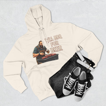 Three-Panel Fleece Hoodie