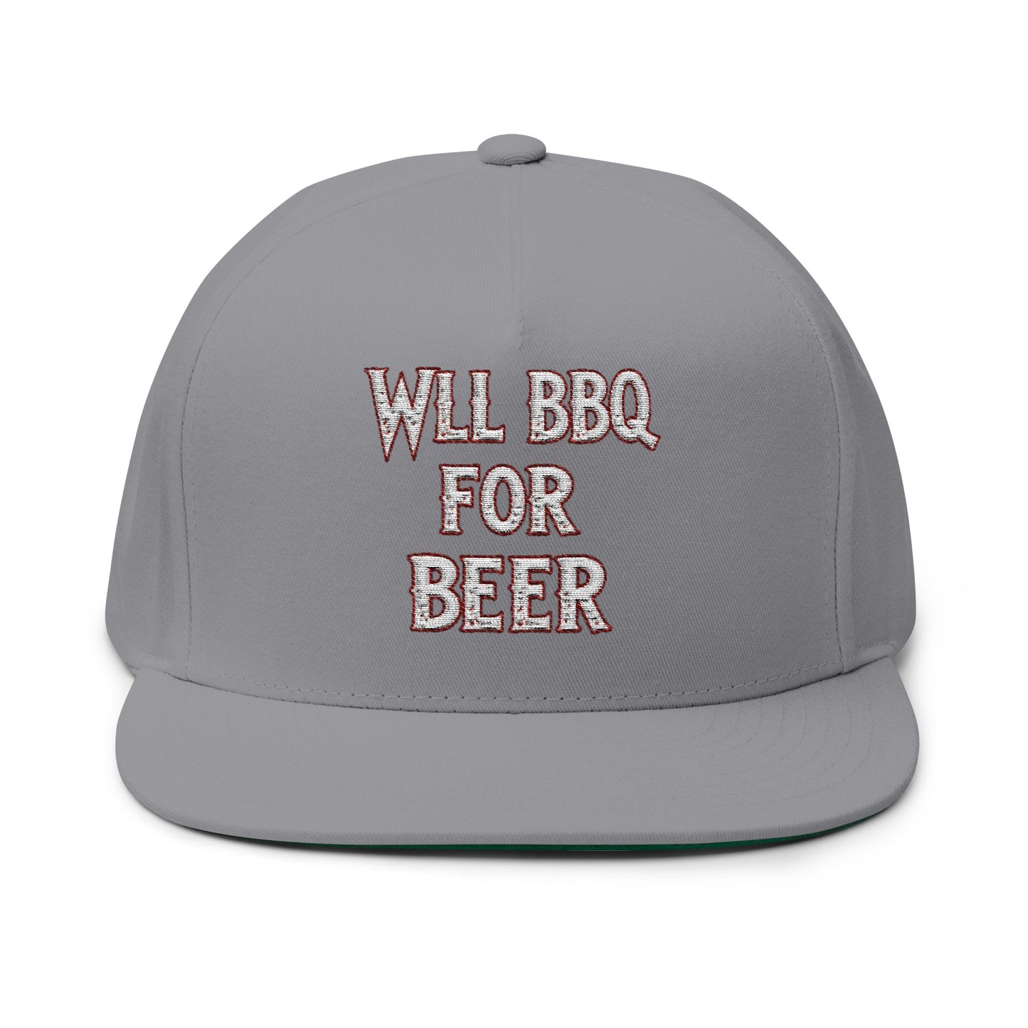 Flat Bill Cap (Embroidery)