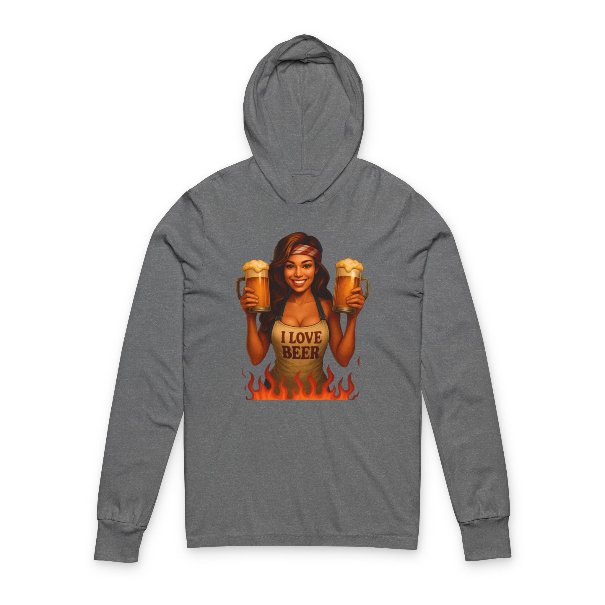 Unisex Hooded Long Sleeve Tee
