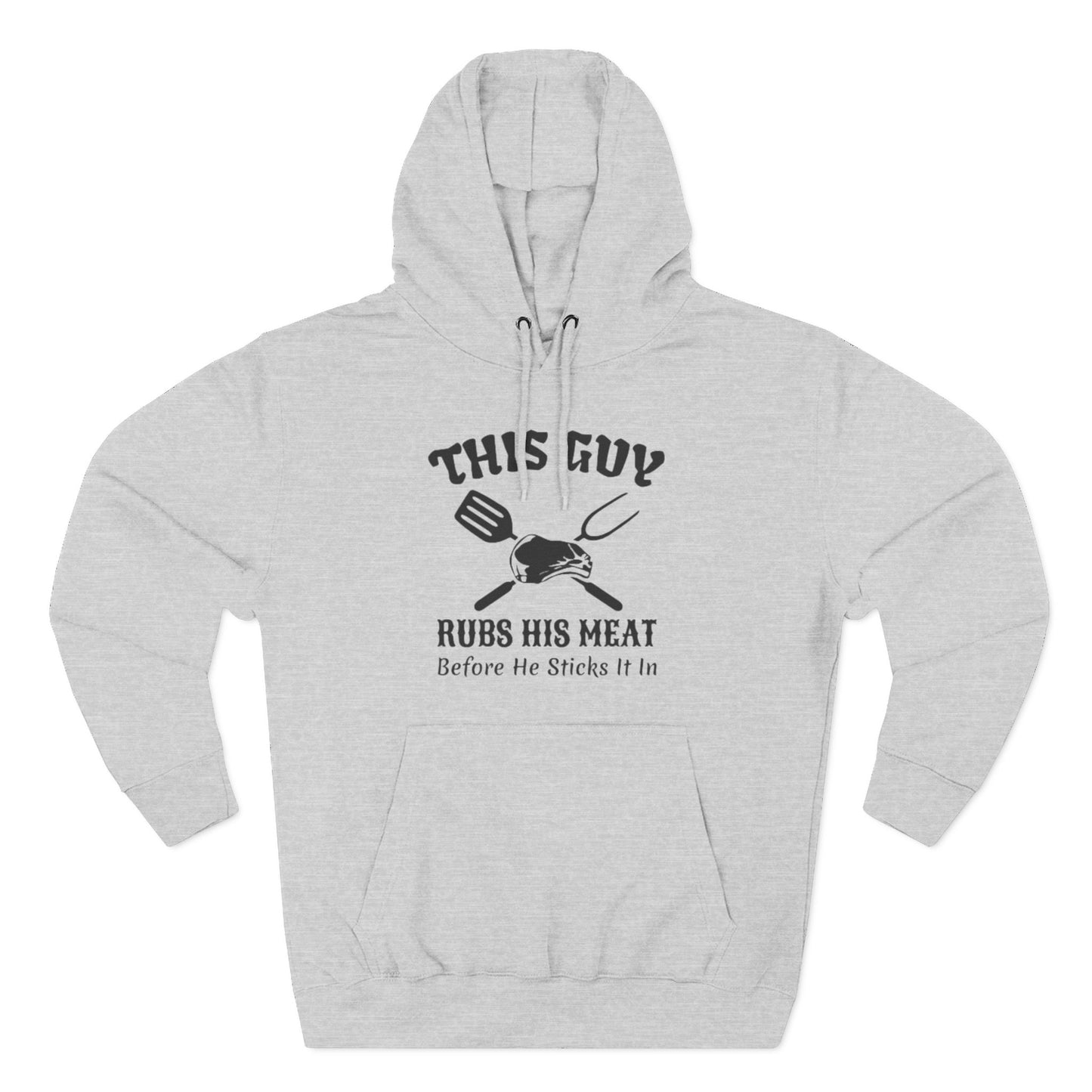 Three-Panel Fleece Hoodie