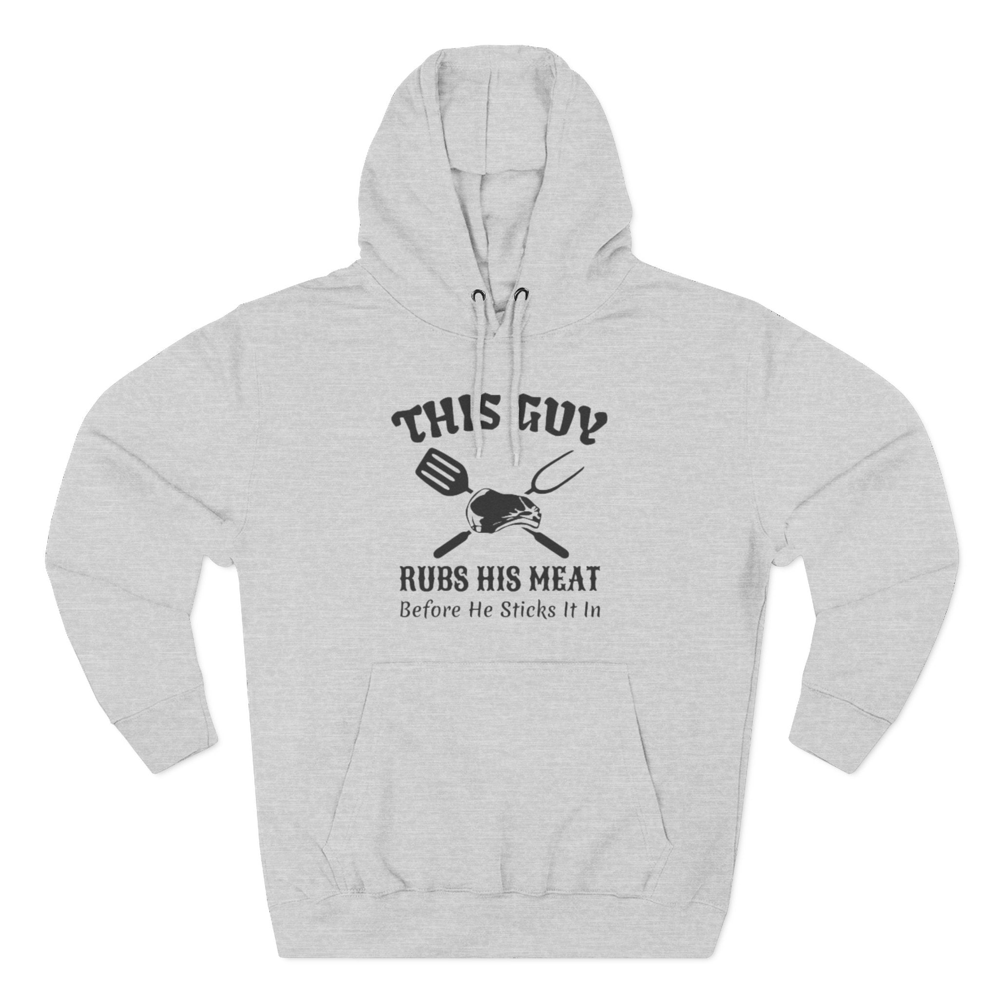 Three-Panel Fleece Hoodie