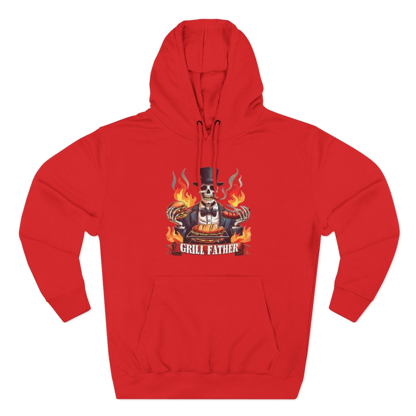 Three-Panel Fleece Hoodie