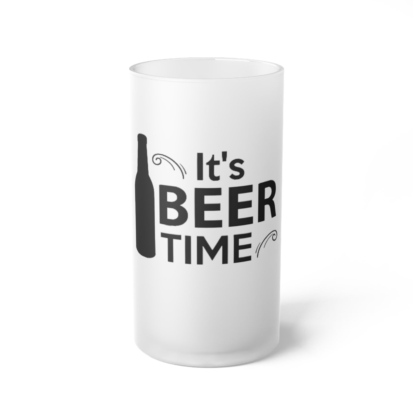 Frosted Glass Beer Mug