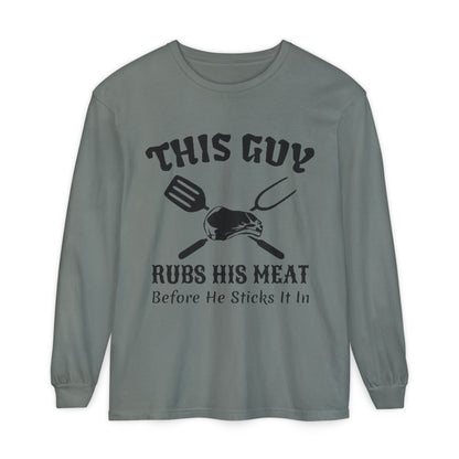 Unisex Garment-dyed Long Sleeve T-Shirt