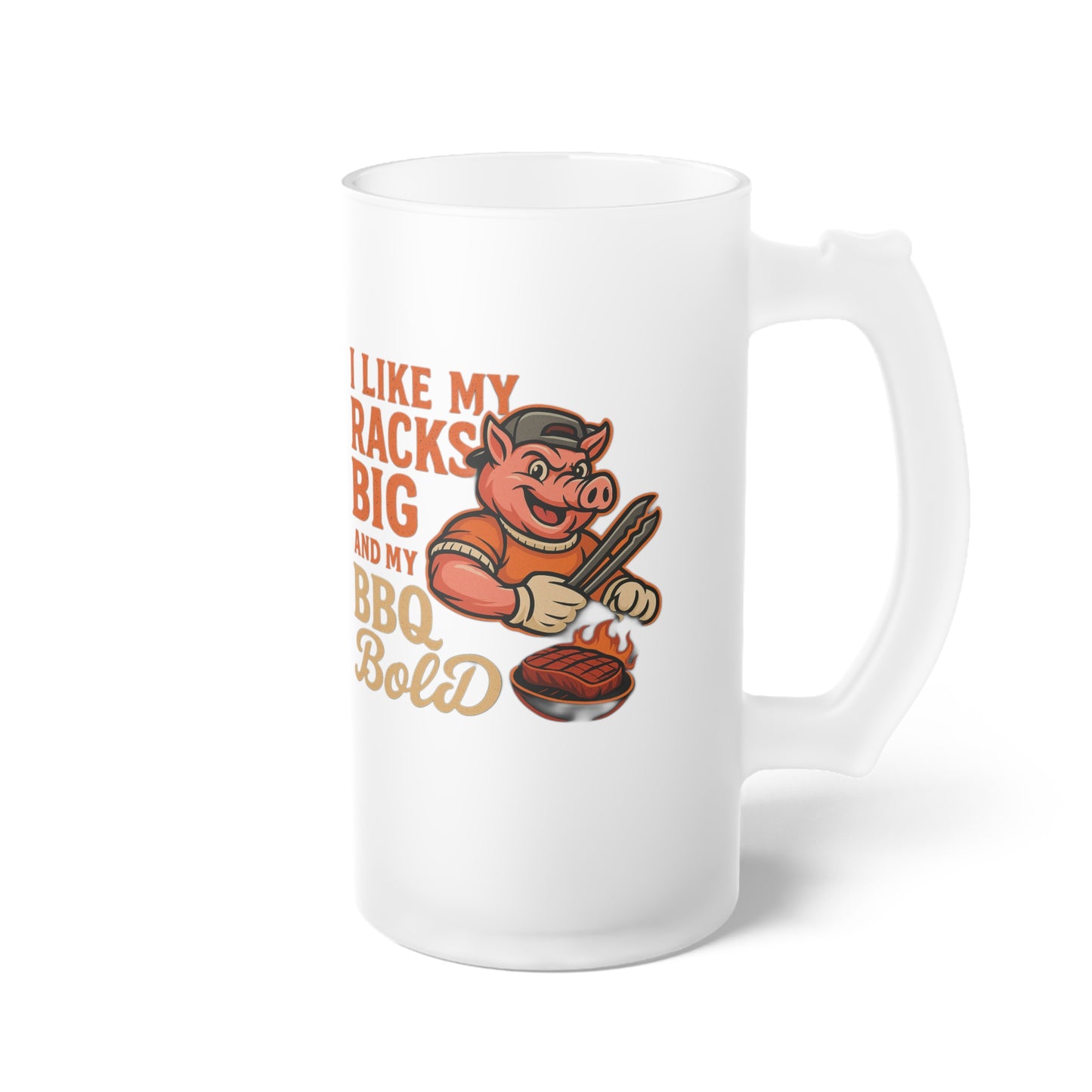 Frosted Glass Beer Mug