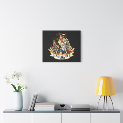 Barbecue Party Canvas Art, Indoor Decor, Perfect for Summer Celebrations, BBQ Lovers, Gift for Friends, Home Wall Decor