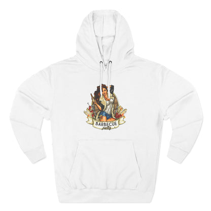 Three-Panel Fleece Hoodie