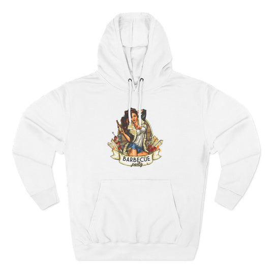 Three-Panel Fleece Hoodie