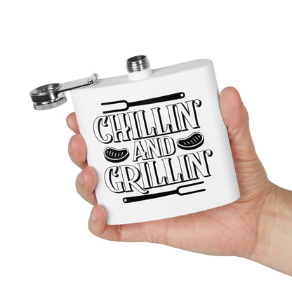 Stainless Steel Flask, 6oz