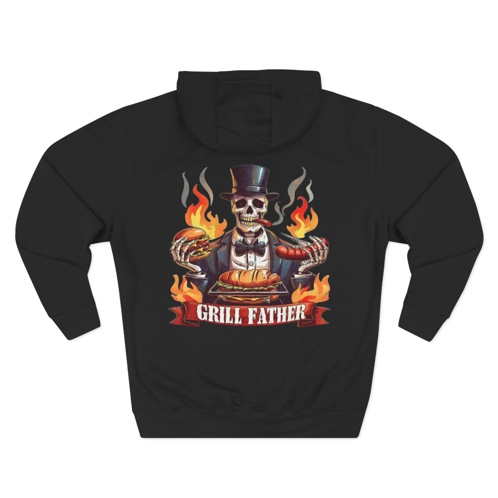 Three-Panel Fleece Hoodie