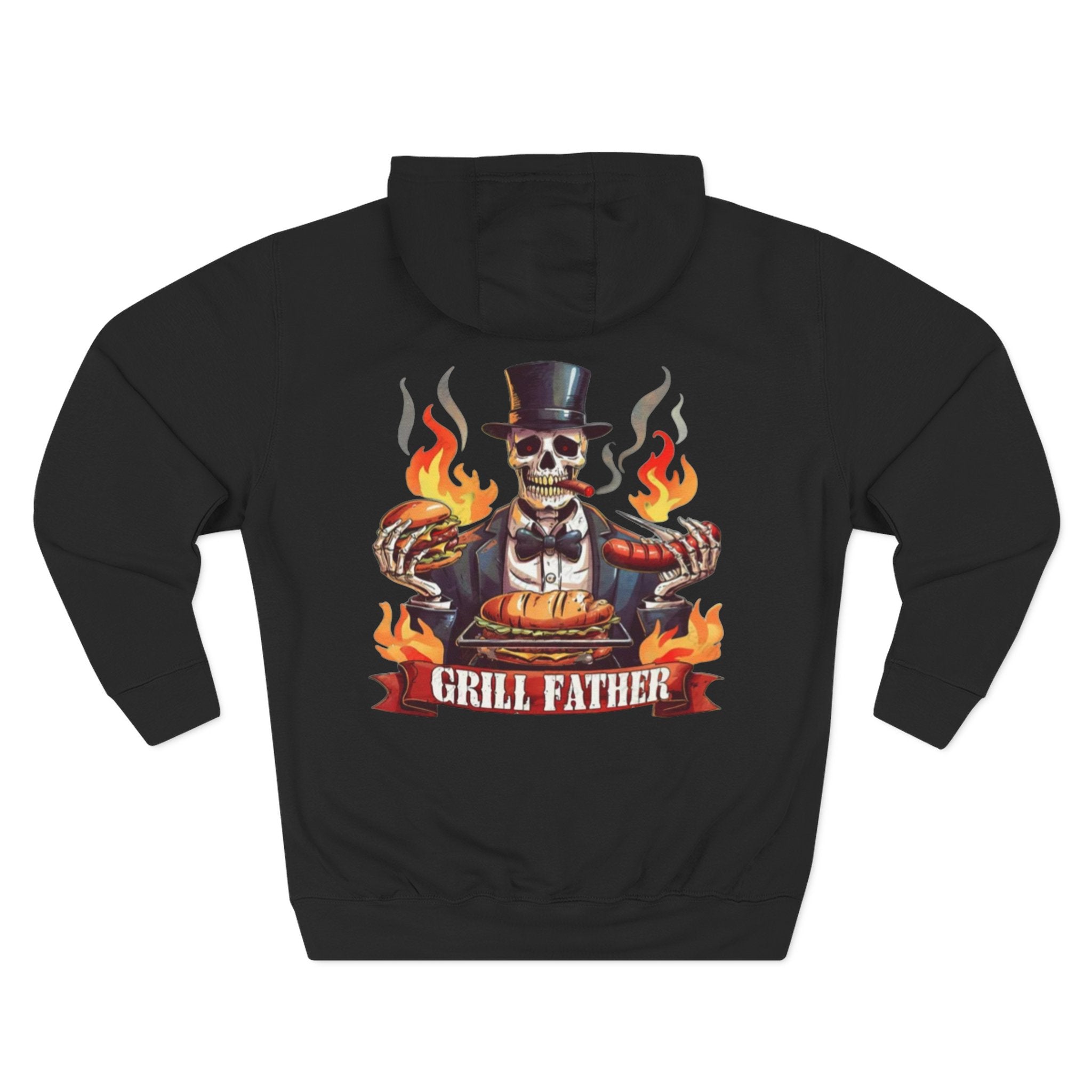 Three-Panel Fleece Hoodie