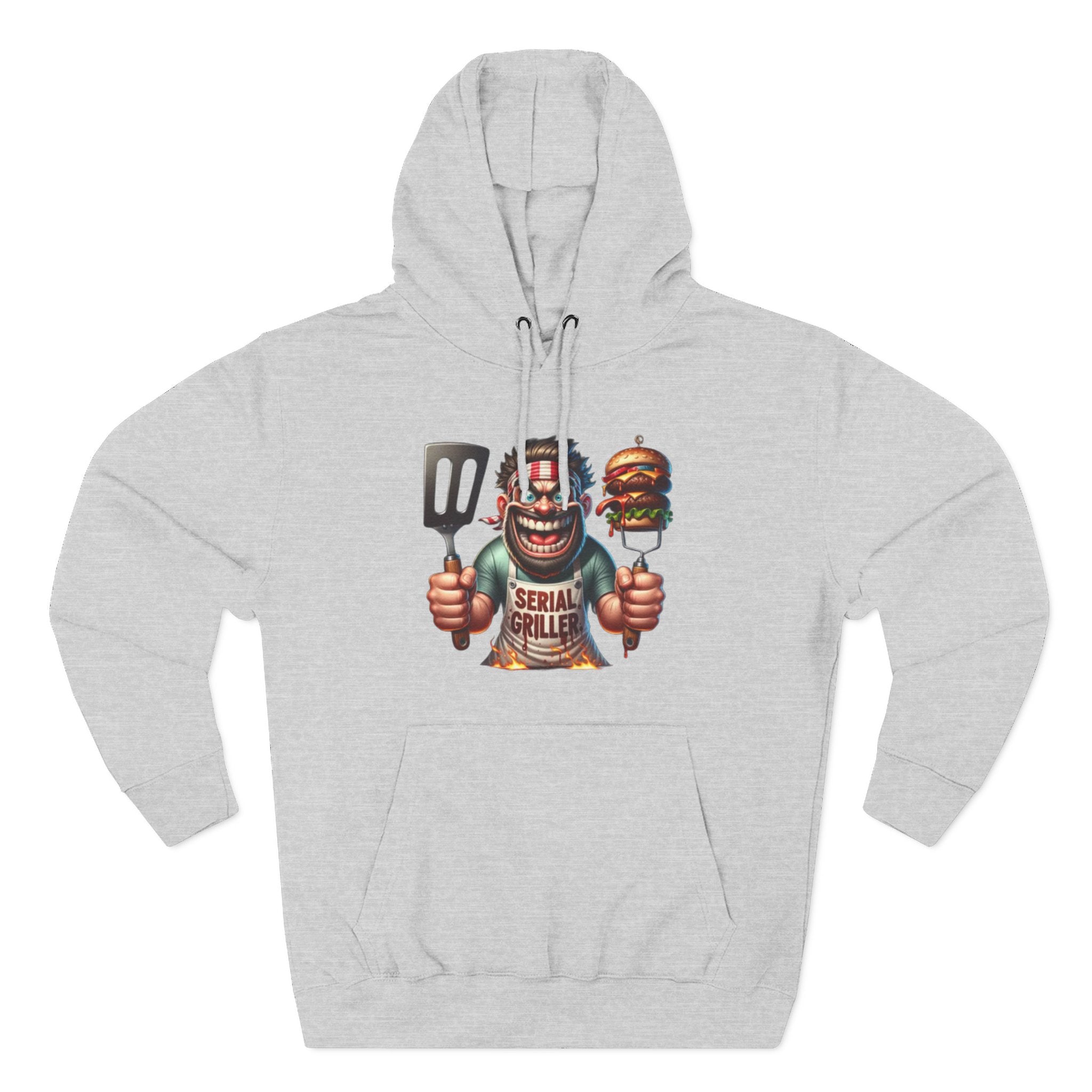 Three-Panel Fleece Hoodie