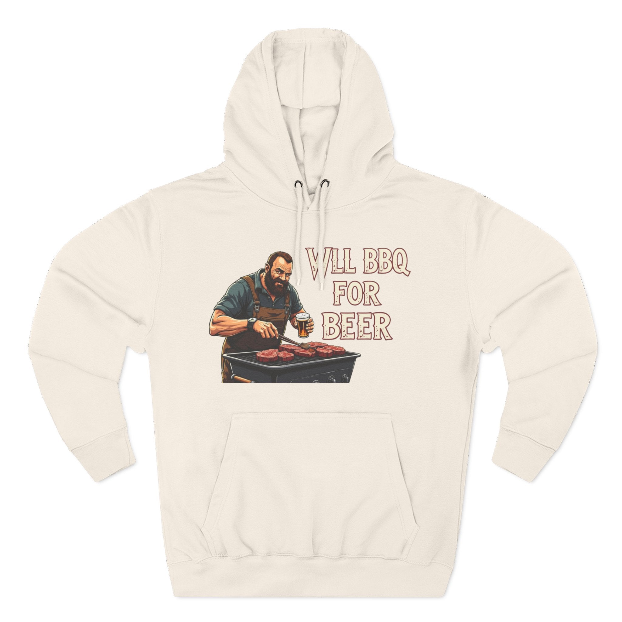 Three-Panel Fleece Hoodie