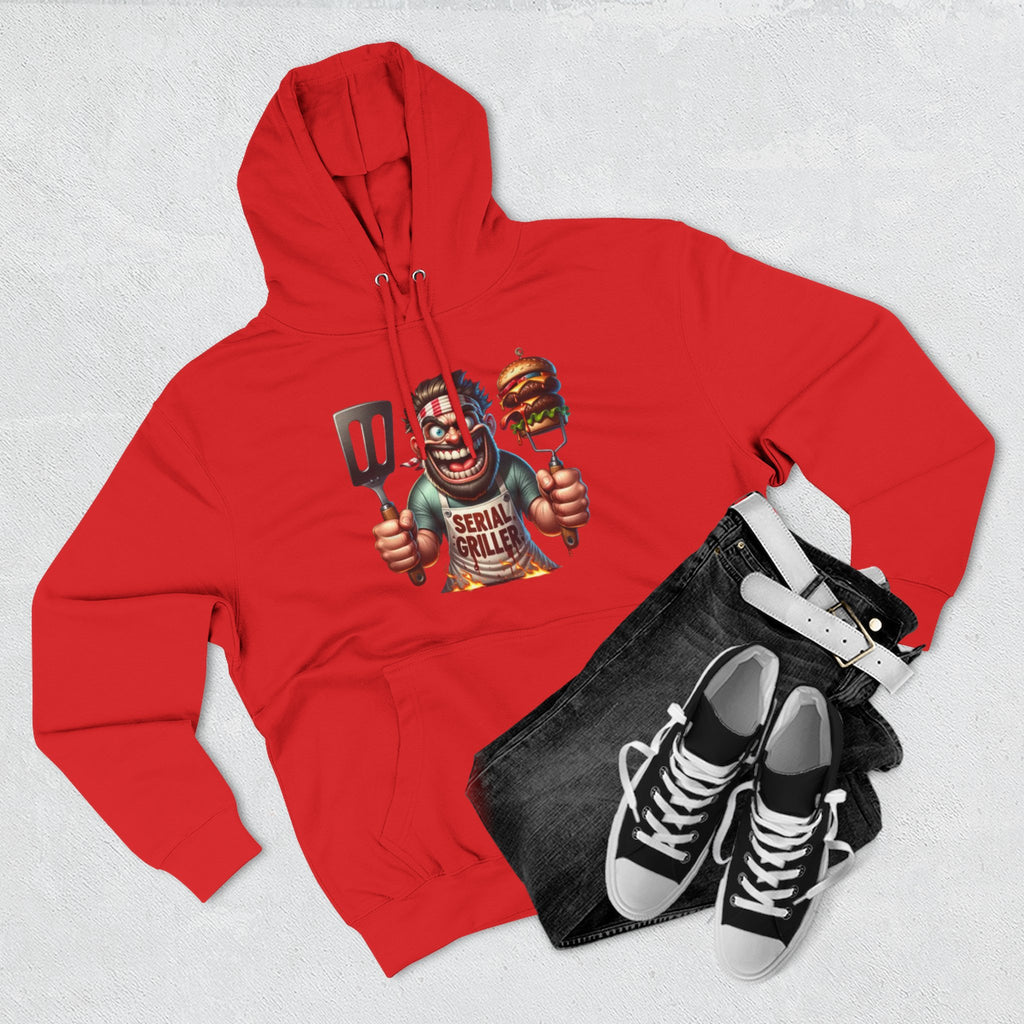 Three-Panel Fleece Hoodie