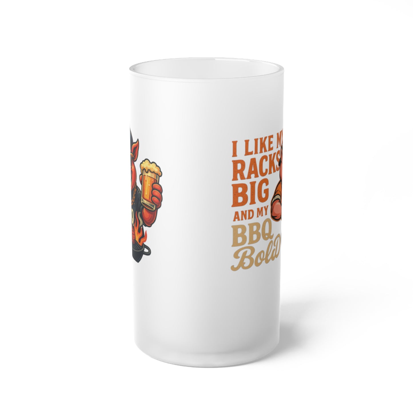 Frosted Glass Beer Mug