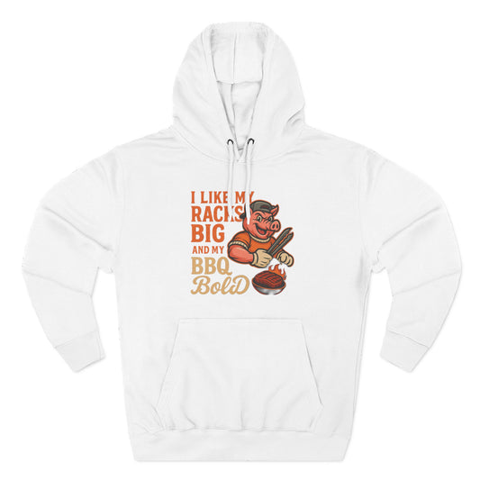 Three-Panel Fleece Hoodie