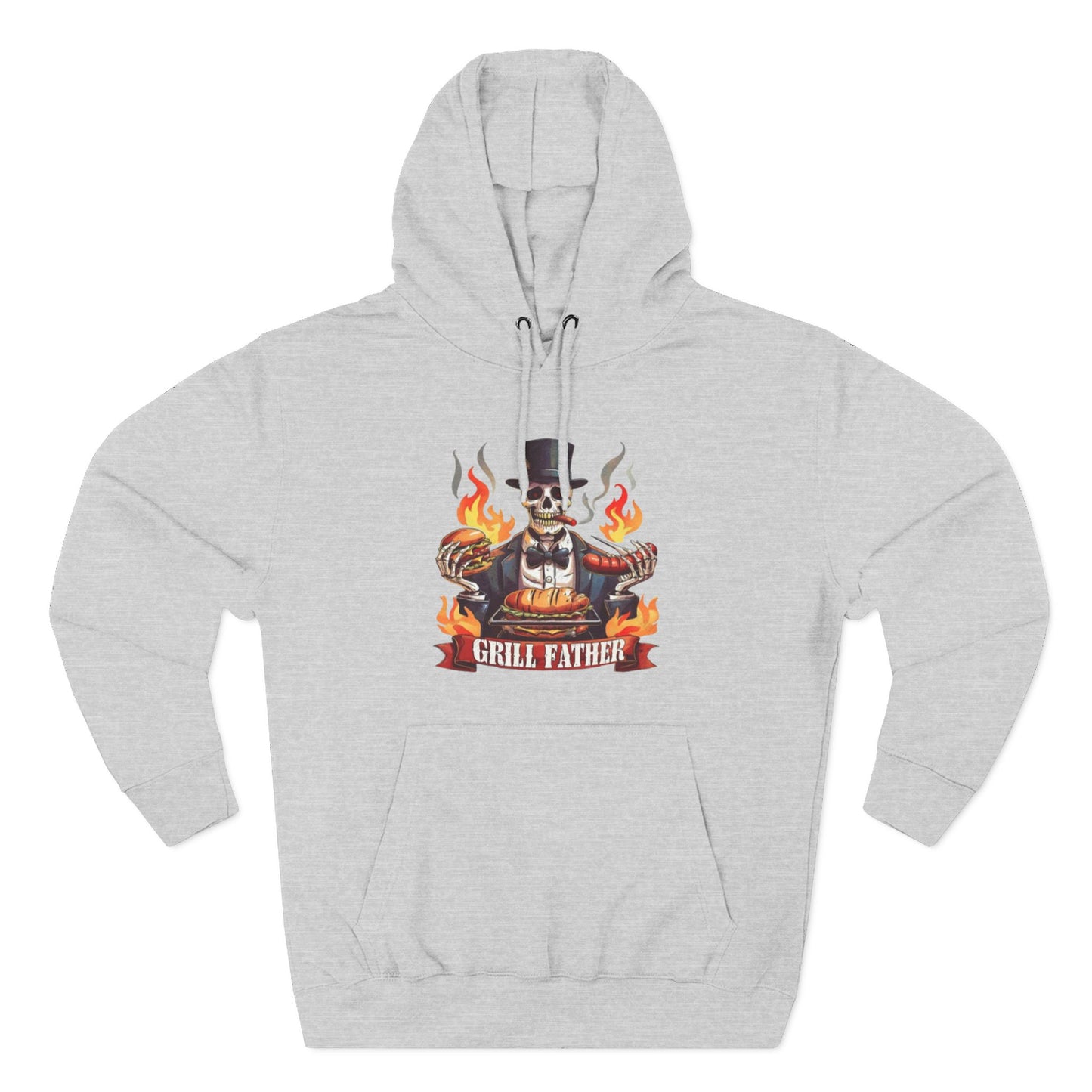 Three-Panel Fleece Hoodie