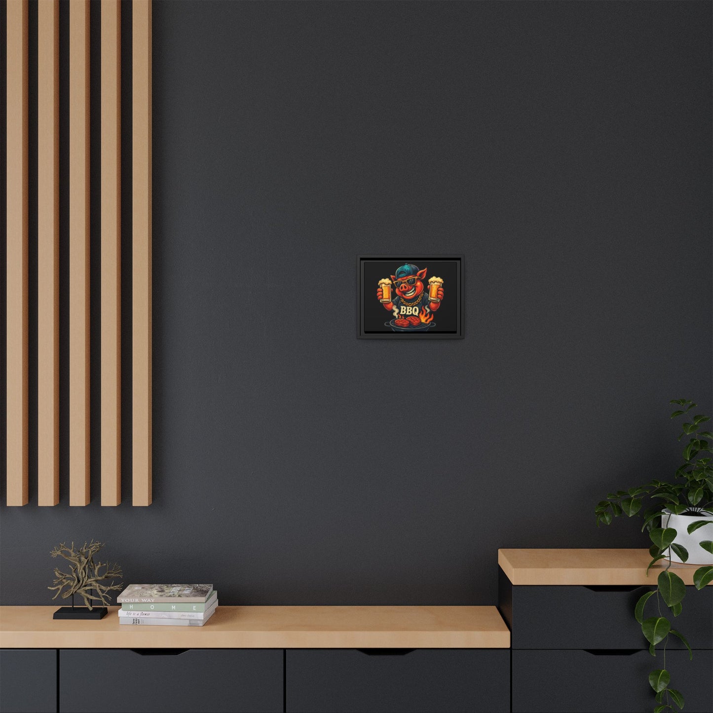 Matte Canvas, Framed (Multi-color)