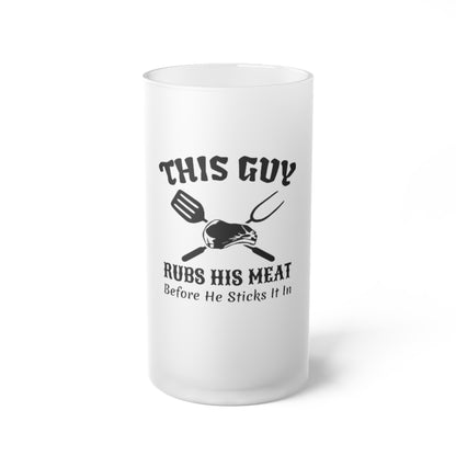 Frosted Glass Beer Mug