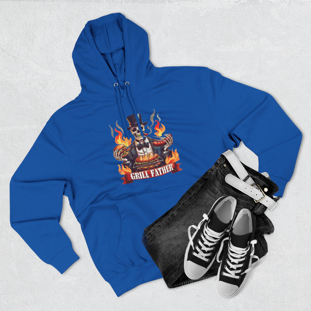Three-Panel Fleece Hoodie